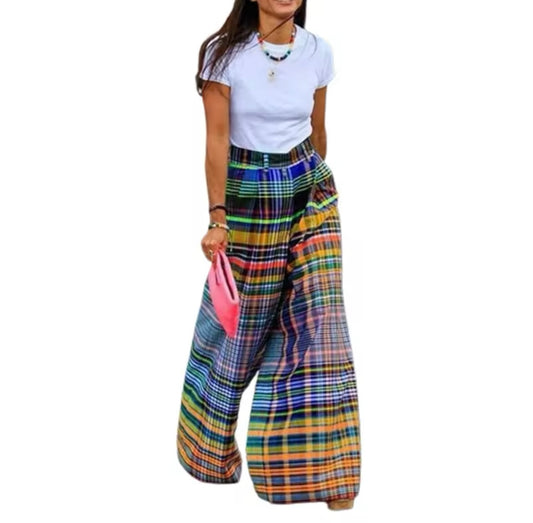 Plaid Dress Pants